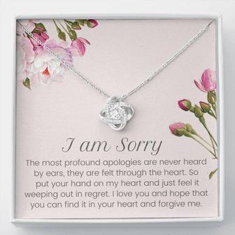 Girlfriend Necklace, Wife Necklace, Apology Gift For Her, Forgiveness Gift, Sorry Gift For Wife, Gift To Say Your Sorry - Thegiftio UK