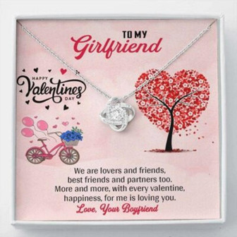 Girlfriend Necklace, Wife Necklace, Necklace Gift For Girlfriend/Soulmate/Wife, Love Knot Pendant For Her - Thegiftio UK