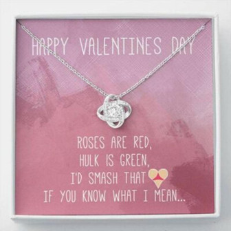 Girlfriend Necklace, Wife Necklace, To My Love Butt Love Knot Necklace Gift - Thegiftio UK