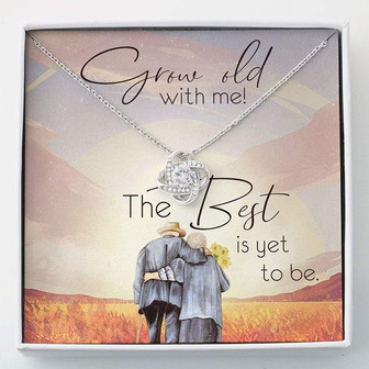 Girlfriend Necklace, Wife Necklace, To My Love Necklace , Come Grow Old With Me - Thegiftio UK