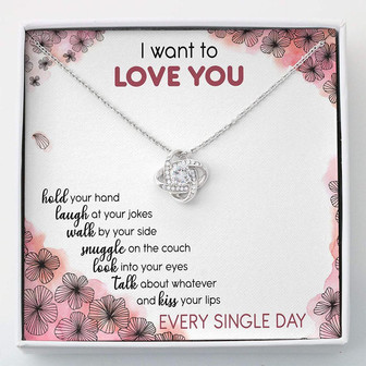 Girlfriend Necklace, Wife Necklace, To My Love Necklace , Gift For Her Valentines Day , Necklace With Gift Box - Thegiftio UK