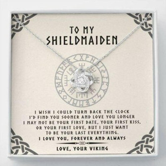 Girlfriend Necklace, Wife Necklace, To My Shieldmaiden Necklace , Last Everything , Gift For Wife Girlfriend Future Wife - Thegiftio UK