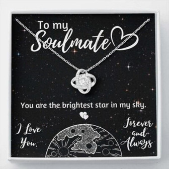 Girlfriend Necklace, Wife Necklace, To My Soulmate Love Note Love Necklace. Surprise Gift For Future Wife Fiance - Thegiftio UK