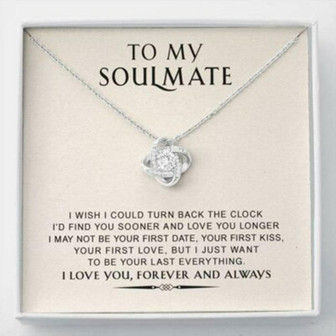 Girlfriend Necklace, Wife Necklace, To My Soulmate Necklace , Valentine Gift For Wife Future Wife Girlfriend - Thegiftio UK