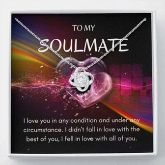 Girlfriend Necklace, Wife Necklace, To My Soulmate Necklace Gift , I Love You , Only For You Necklace - Thegiftio UK