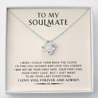 Girlfriend Necklace, Wife Necklace, To My Soulmate Necklace Gift , Valentine Gift For Wife Future Wife Girlfriend - Thegiftio UK