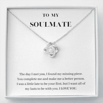 Girlfriend Necklace, Wife Necklace, To My Soulmate Necklace, You Complete Me, Gift For Wife, Girlfriend, Fiance, Future Wife - Thegiftio UK