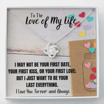 Girlfriend Necklace, Wife Necklace, To The Love Of My Life Necklace. Gift For Wife Fiance Girlfriend Babe - Thegiftio UK