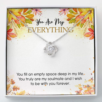 Girlfriend Necklace, Wife Necklace, You Are My Everything Necklace , Gift For Her , Necklace With Gift Box - Thegiftio UK