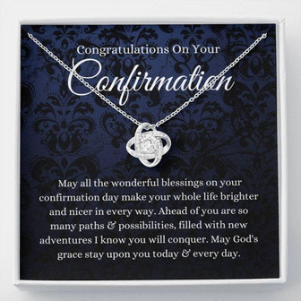 Goddaughter Necklace, Confirmation Necklace Gift, Baptism Gift, Christian Necklace Gift, First Communion Gift - Thegiftio