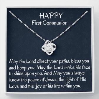 Goddaughter Necklace, First Holy Communion Gift For Goddaughter, Gift For Niece Or Granddaughter, Catholic - Thegiftio UK