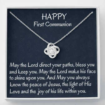 Goddaughter Necklace, First Holy Communion Gift For Goddaughter, Gift For Niece Or Granddaughter, Catholic - Thegiftio