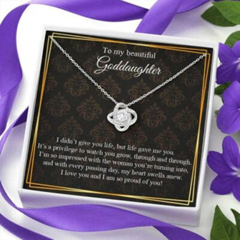 Goddaughter Necklace, Necklace For Goddaughter, Goddaughter Gift, Gift From Godmother - Thegiftio UK