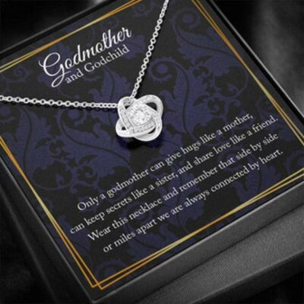 Godmother Necklace, Goddaughter Necklace, Godmother And Godchild Gift Necklace, Gift For Godchild, Gift For Godmother - Thegiftio UK