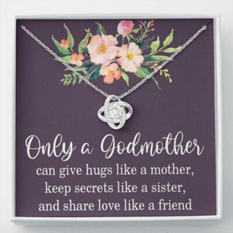 Godmother Necklace, Godmother Proposal, Fairy Godmother, Be My Godmother, Godmother Request - Thegiftio