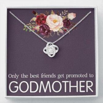 Godmother Necklace, Promoted To Godmother Necklace Gift, Godmother Proposal, Fairy Godmother, Be My Godmother - Thegiftio UK