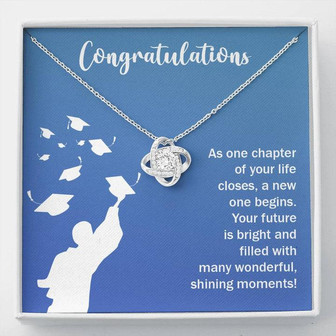 Graduadion Gift - Love Knot Necklace - Thegiftio UK