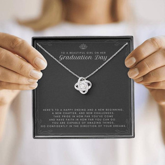 Graduation Day - Love Knot Necklace - Thegiftio UK