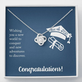 Graduation Gift 2021 - Love Knot Necklace - Thegiftio UK