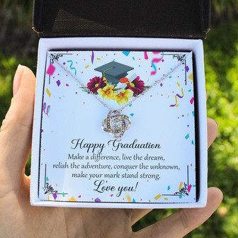 Graduation Gift For Daughter - Love Knot Necklace - Thegiftio UK