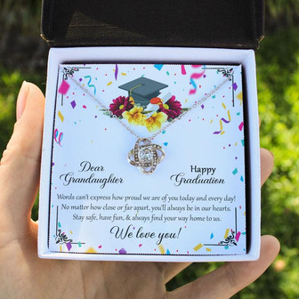 Graduation Gift For Daughter - Love Knot Necklace - Thegiftio UK