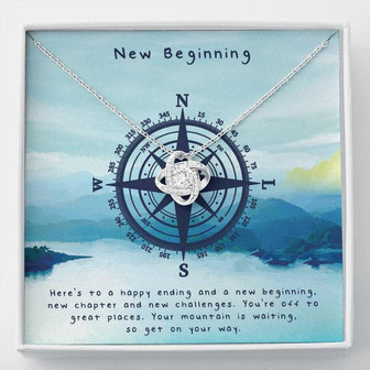 Graduation Love Knot Necklace - Thegiftio UK