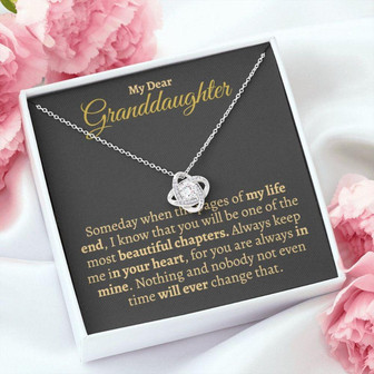 Granddaughter Necklace From Grandma, Heirloom Gift For Granddaughter, Grandmother Granddaughter Gifts - Thegiftio UK