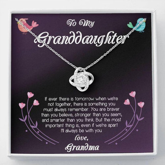 Granddaughter Necklace, Gift For Granddaughter, Granddaughter Gift From Grandma, To Granddaughter Necklace - Thegiftio UK