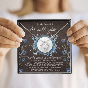Granddaughter Necklace, Gift For Granddaughter, From Grandma Gifts, Granddaughter Birthday Necklace Gift - Thegiftio UK