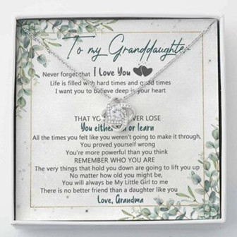 Granddaughter Necklace, Necklace For Granddaughter , Gift For Granddaughter From Grandma - Thegiftio UK