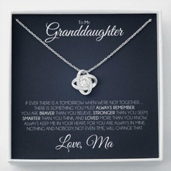 Granddaughter Necklace, Necklace Gift For Granddaughter From Grandmother, To My Granddaughter - Thegiftio UK