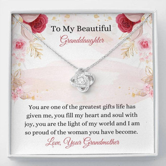 Granddaughter Necklace, Sweet Granddaughter Gift From Grandma , Grandkid Necklace , Granddaughter Christmas Gift - Thegiftio UK