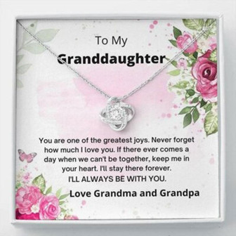 Granddaughter Necklace, To My Granddaughter Necklace Gift , I’Ll Always Be With You - Thegiftio UK