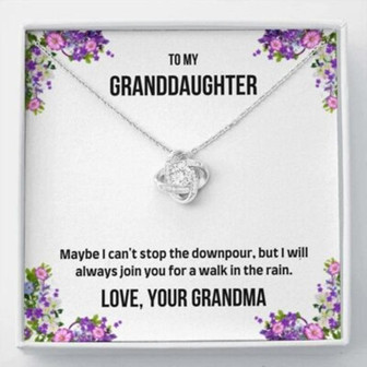 Granddaughter Necklace, To My Granddaughter Necklace Gift , Maybe I Can’T Stop , Necklace Gift Express My Love - Thegiftio UK