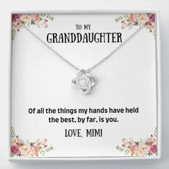Granddaughter Necklace, To My Granddaughter Necklace Gift , Of All The Things - Thegiftio UK