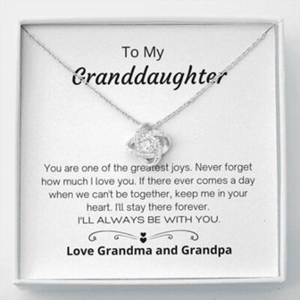 Granddaughter Necklace, To My Granddaughter Necklace Gift , I’Ll Always Be With You - Thegiftio UK