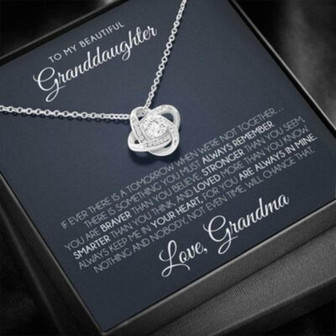 Granddaughter Necklace, To My Granddaughter Necklace, Gift For Granddaughter From Grandmother - Thegiftio UK