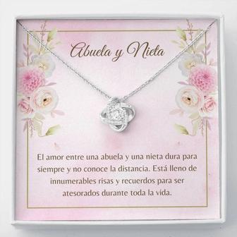 Grandmother Necklace, Abuela Necklace , Spanish Nieta Gift , Spanish Generations Gift , Abuela Christmas , Love For Nieta - Thegiftio UK