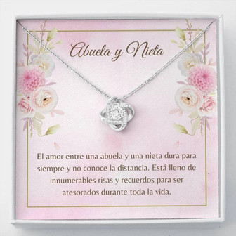 Grandmother Necklace, Abuela Necklace , Spanish Nieta Gift , Spanish Generations Gift , Abuela Christmas , Love For Nieta - Thegiftio UK