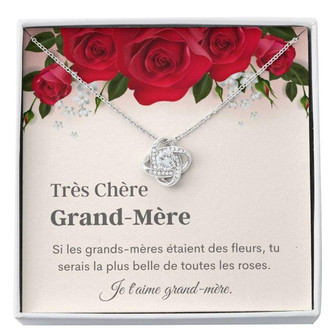 Grandmother Necklace, Grand-Mere French Gift , Grandma French Gift , Cadeau Grand-Mere , Grand-Mere Keepsake , Best Grandma Gift Necklace - Thegiftio UK