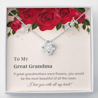Grandmother Necklace, Great Grandma Necklace , Great Grandmother Gift , Sentimental Keepsake , Great Grandma Christmas - Thegiftio UK