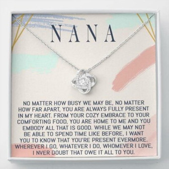 Grandmother Necklace, Nana Necklace, Nana Gift, Nana, Gift For Grandma Grandmother - Thegiftio UK