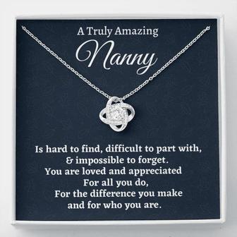 Grandmother Necklace, Nanny Gift, Appreciation Gift For A Nanny, Necklace Gift For Women - Thegiftio UK