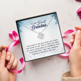 Grandmother Necklace, Necklace For Grandma , Sweet Grandma Gift Grandma Gift - Thegiftio UK