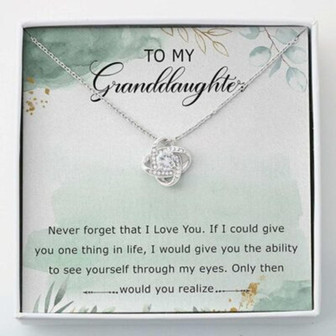 Grandmother Necklace, Necklace Grandma To Granddaughter Gifts For Granddaughter - Thegiftio UK