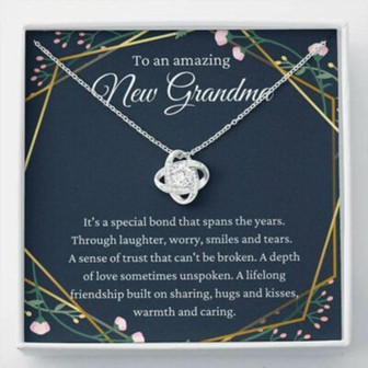 Grandmother Necklace, New Grandma Necklace Gift, Pregnancy Reveal Gift For New Grandmother - Thegiftio UK