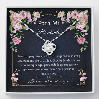 Grandmother Necklace, Sweet Bisabuela Necklace , Spanish Bisabuela Gift , Spanish Great Grandma Gift , Bisabuela Regalo - Thegiftio UK
