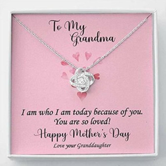 Grandmother Necklace, To Grandma Necklace Gift For Mother, Day You Are So Loved - Thegiftio UK