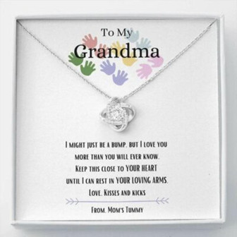 Grandmother Necklace, To My Grandma Necklace, I Love You, New Grandma Gift, Gifts For Expectant Grandmother - Thegiftio UK
