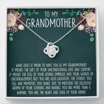 Grandmother Necklace, To My Grandmother Gift Necklace, Present For Grandma, Grandma To Be, New Grandma - Thegiftio UK